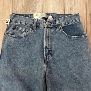 Gap Classic Blue Jeans Light Wash High Waisted 10 Long NWT